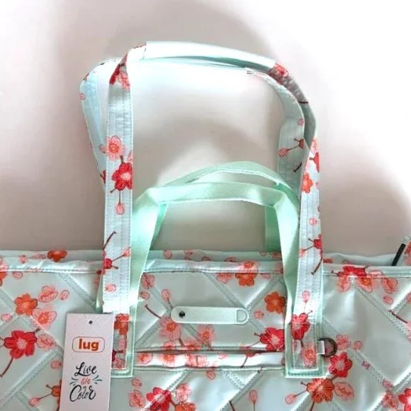 Lug Expandable Carry-All Tote Bag-Ferry SE XL Sakura Blossom - Picture 11 of 15